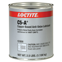 Lubrifiant antiblocage au cuivre Loctite 8008 C5-A, 2,5 lb, Canette, 1800°F (982°C) Temp&eacute;rature max. NTL Industrial