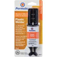 Plastic Welder Epoxy, 25 ml, Syringe, Two-Part, Off-White NTL Industrial