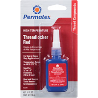 High Temperature Threadlocker, Red, High, 10 ml, Bottle NTL Industrial