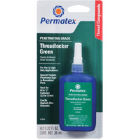 Penetrating Grade Threadlocker, Green, Low, 36 ml, Bottle AH130 | NTL Industrial