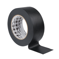 Rubans adh&eacute;sifs en vinyle 3903, 1245 mm (49") la x 46 m (151') lo, 6,5 mils, Noir NTL Industrial