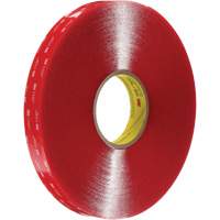 Ruban VHB, 33 m (108') lo x 12 mm (1/2") la, 40 mils, Acrylique NTL Industrial