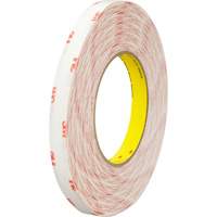 Ruban double face en textile 9456, 25,4 mm (1") x 66 m (216'), Transparent NTL Industrial