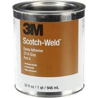 Adh&eacute;sif Scotch-Weld, 32 oz liq., Trousse, Deux composants, Gris NTL Industrial
