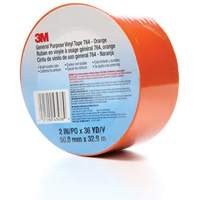 Ruban en vinyle pour travaux g&eacute;n&eacute;raux 764, 50,8 mm (2") la x 32,9 m (108') lo, 5 mils, Orange NTL Industrial