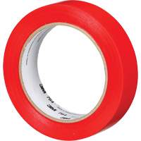 Ruban en vinyle pour travaux g&eacute;n&eacute;raux 764, 25,4 mm (1") la x 32,9 m (108') lo, 5 mils, Rouge NTL Industrial