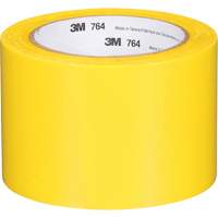 Ruban en vinyle pour travaux g&eacute;n&eacute;raux 764, 76 mm (3") la x 32,9 m (108') lo, 5 mils, Jaune NTL Industrial