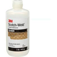 Colle instantan&eacute;e Scotch-Weld, Transparent, Bouteille, 1 lb NTL Industrial