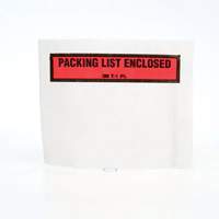 Pochette pour bordereau d'exp&eacute;dition, 5-1/2" lo x 4-1/2" la, Style Insertion par extr&eacute;mit&eacute; NTL Industrial