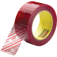 Ruban d'emballage avec message de s&eacute;curit&eacute; Scotch 3779, Adh&eacute;sif Acrylique, 1,8 mils, 48 mm (2") x 914 m (2998') NTL Industrial