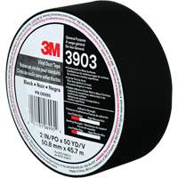 Rubans adh&eacute;sifs en vinyle 3903, 48 mm (2") la x 45 m (148') lo, 6,5 mils, Noir NTL Industrial