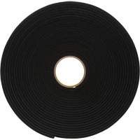Ruban de mousse en vinyle 4504, 25,4 mm (1") la x 16,5 m (54') lo, 250 mils, Noir NTL Industrial