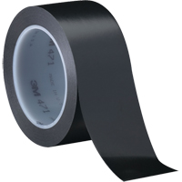 Ruban en vinyle 471, 12 mm (1/2") la x 32,9 m (108') lo, 5,3 mils, Noir NTL Industrial