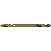 Jet-Kut&reg; Gold Super Premium M2 Twin End Drill Bit, High Speed Steel, 1/8", 1-15/16" L NTL Industrial