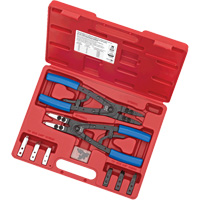 SRP-10S Heavy-Duty Ratcheting Snap Ring Pliers Set, 10 Pieces NTL Industrial