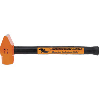 UCP-316 Marteau &agrave; panne droite &agrave; manche indestructible pour usage tr&egrave;s intensif, Poids de la t&ecirc;te 3 lb, Face Ordinaire, Prise Acier plein NTL Industrial