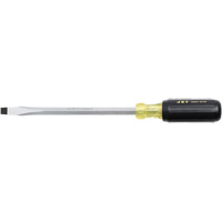 JKSS-8 Slot Screwdriver, 3/8" Tip, Square, 8" L, Cushion Grip Handle NTL Industrial