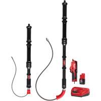 M12 Trapsnake 2-Tool Combo Urinal Auger Kit, Powered, Bulb, 4'/6' Cable Length, 1/2"/3/8" Cable Diameter NTL Industrial