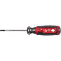 Cabinet Screwdriver, 3/16" Tip, Round, 170 mm L, Cushion Grip Handle NTL Industrial