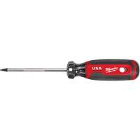 Square Screwdriver, #2 Tip, Round, 211 mm L, Cushion Grip Handle NTL Industrial