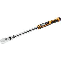 Flex Head Torque Wrench with Angle, Electronic, 1" Square Drive, 25 - 250 ft-lbs./301 - 3010 in-lbs. NTL Industrial