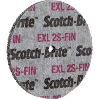 Meule homog&egrave;ne Scotch-Brite EXL, 3" x 1/2", Arbre de 1/4" NTL Industrial