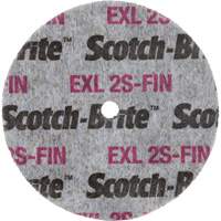 Meule homog&egrave;ne Scotch-Brite EXL, 3" x 1/2", Arbre de 1/4" NTL Industrial