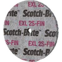 Meule homog&egrave;ne Scotch-Brite EXL, 3" x 1/2", Arbre de 1/4" NTL Industrial