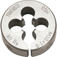 Fili&egrave;re ronde segment&eacute;e, Filet de M10 X 1,5, Acier rapide NTL Industrial