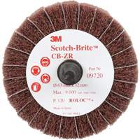 Disque combin&eacute; Scotch-Brite, 2-1/2" dia., Grain 120, Oxyde d'aluminium NTL Industrial