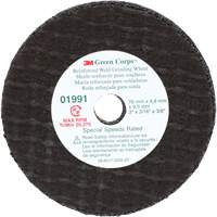 Green Corps Cut-Off Wheel, 3" x 0.188", 3/8" Arbor, Type 1, Aluminum Oxide, 35000 RPM NTL Industrial