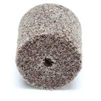 Meule d'abrasion et de polissage unitaris&eacute;e Scotch-Brite, 1" x 1", Arbre de 3/16"-7, Grain de Moyen, Oxyde d'aluminium NTL Industrial