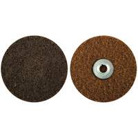 Disque de pr&eacute;paration de surface verrouillable &agrave; remplacement rapide, 5" dia., Grain Cors&eacute;, Oxyde d'aluminium NTL Industrial