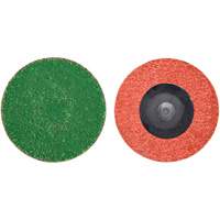 Zirc Plus Quick-Change Cloth Disc, 2" Dia., 40 Grit, Zirconia Alumina NTL Industrial