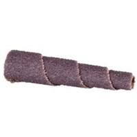 Cartouche de bande abrasive conique ALO, 60 Grain, 3/4" dia., Oxyde d'aluminium, 1-1/2" lo, 3/16" Dimension de l'arbre NTL Industrial