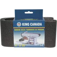 Sanding Belts, 36" L x 4" W, 80 Grit BV505 | NTL Industrial
