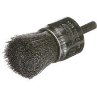 Brosse mont&eacute;e &agrave; fils ondul&eacute;s, 1", Fils 0.005 NTL Industrial