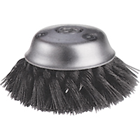 Brosses-boisseau &agrave; fils nou&eacute;s - Rang&eacute;es d&eacute;cal&eacute;es, 5-3/4" dia. x 5/8"-11 arbre NTL Industrial