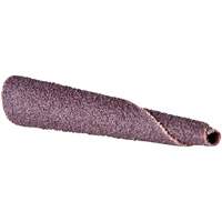 Cartouche de bande abrasive conique ALO, 150 Grain, 5/16" dia., Oxyde d'aluminium, 1-1/2" lo, 1/4" Dimension de l'arbre NTL Industrial