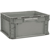 StakPak Plus 4845 System Containers, 7-2/5" W x 12" D x 5" H, Grey NTL Industrial
