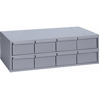 Industrial Drawer Cabinets, 8 Drawers, 22-3/4" W x 11-5/8" D x 7-3/8" H, Grey NTL Industrial