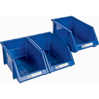 Stack & Hang Bin, 4-13/16" W x 3-3/16" H x 7-1/8" D, Blue NTL Industrial
