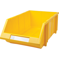 Stack & Hang Bin, 11-13/16" W x 7" H x 17-11/16" D, Yellow NTL Industrial