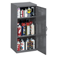 Armoires utilitaires, Acier, 2 Tablettes, 30" h x 13-3/4" la x 12-3/4" P, Gris NTL Industrial