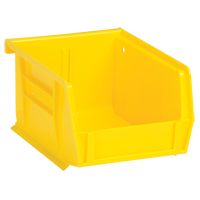 Ultra Stack & Hang Bin, 4-1/8" W x 3" H x 5-3/8" D, Yellow NTL Industrial