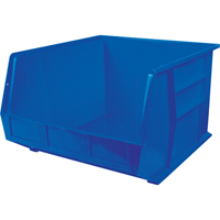 Ultra Stack & Hang Bin, 16-1/2" W x 11" H x 18" D, Blue NTL Industrial
