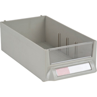 Tiroir de rechange pour armoires de pi&egrave;ces KPC-400, Plastique, 4-11/16" la x 8-5/8 p, 2-7/10" h, Gris NTL Industrial