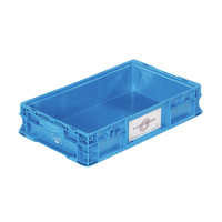 StakPak Plus 4845 System Containers, 15" W x 24" D x 5" H, Royal Blue NTL Industrial