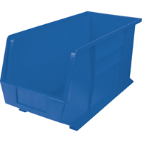 Ultra Stack & Hang Bin, 8-1/4" W x 9" H x 18" D, Blue NTL Industrial