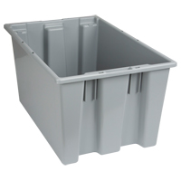 Contenants Stack & Nest, 12" x 23,5" x 15,5", Gris NTL Industrial
